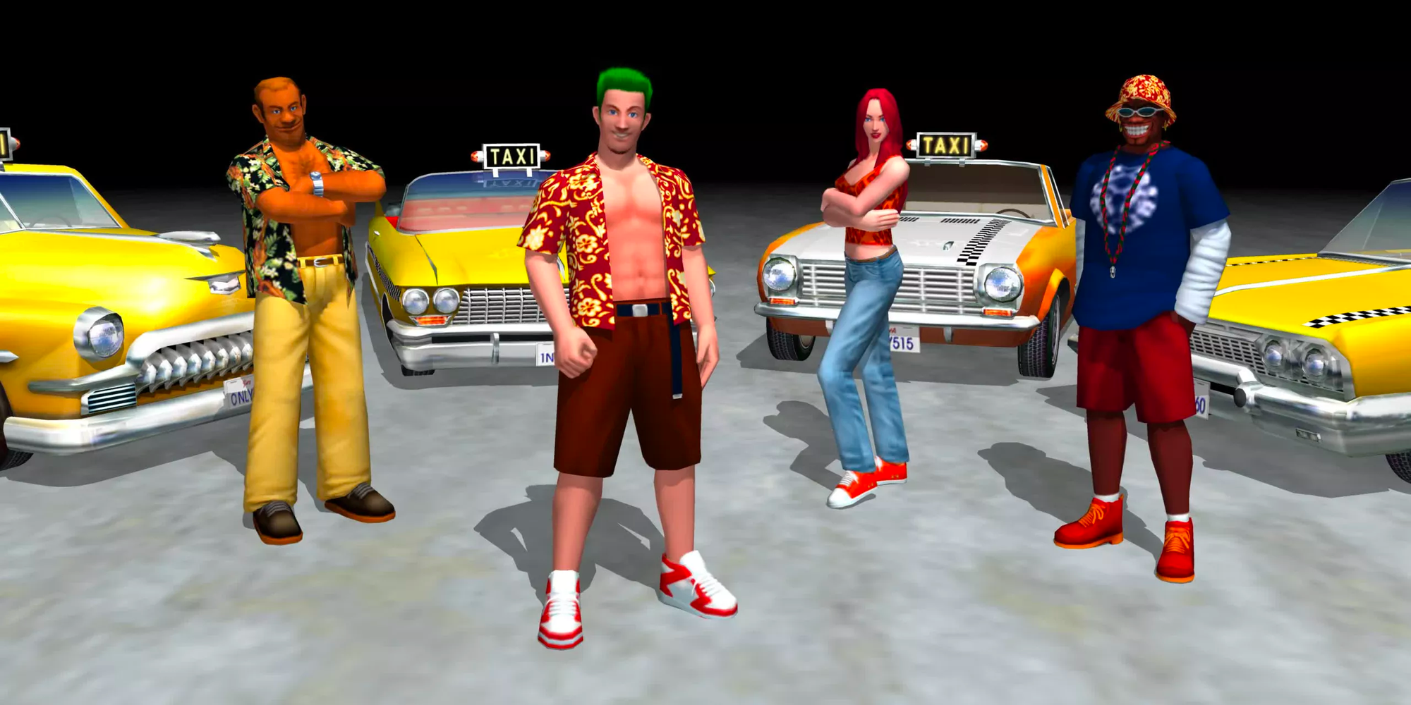 Crazy Taxi game characters