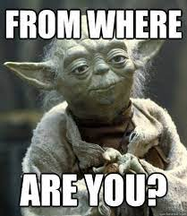 Yoda from where are you meme